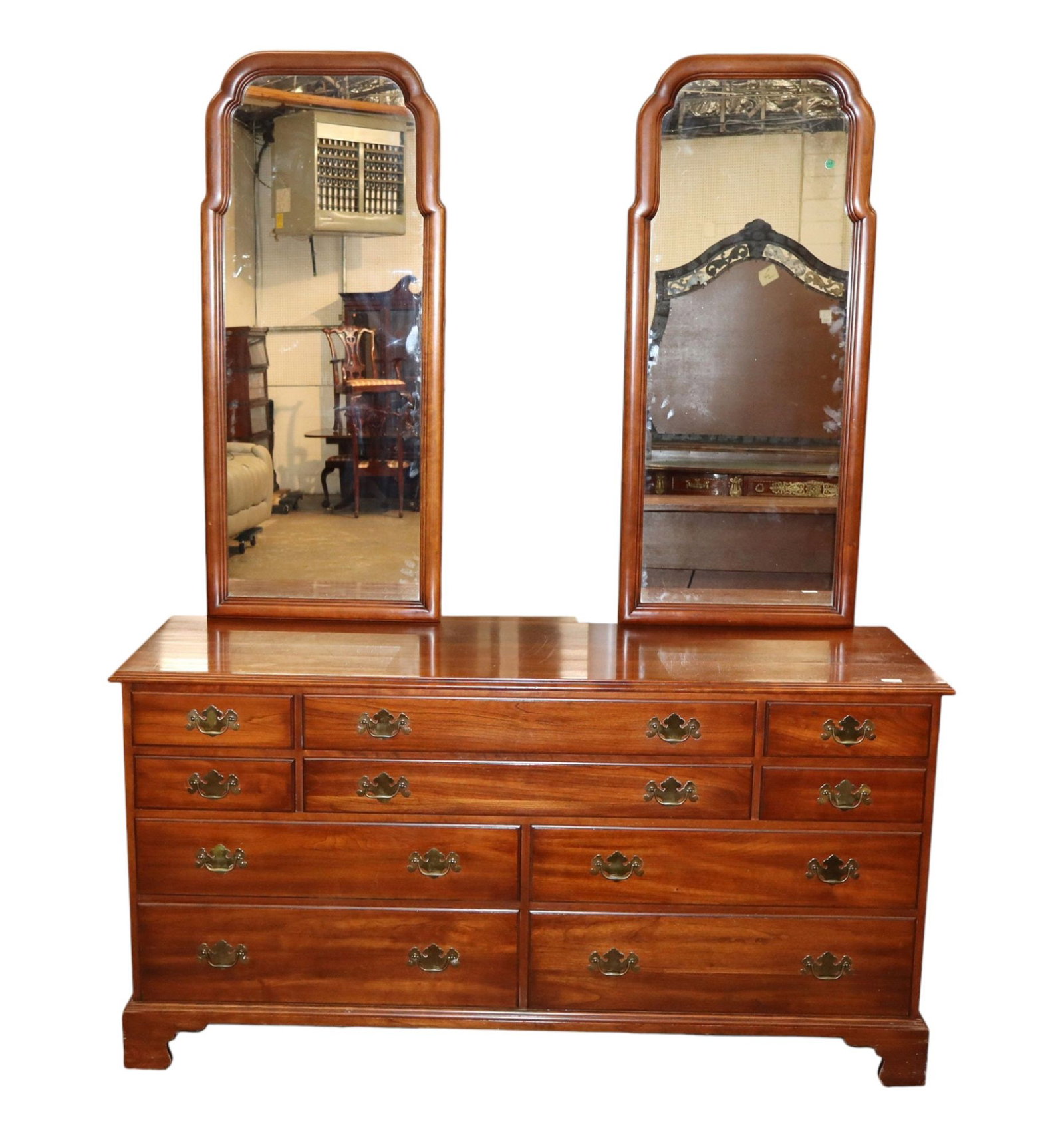 VA Galleries Henkel Harris solid cherry low chest (1 of 14)