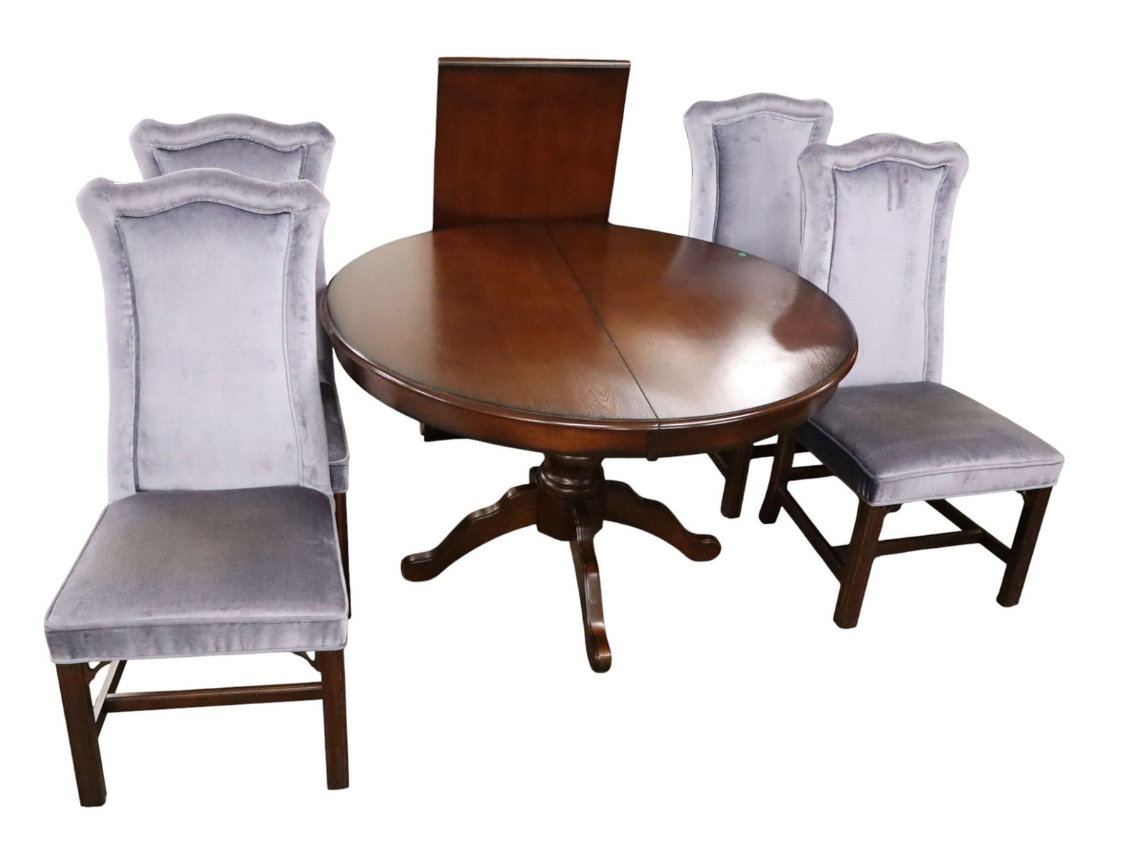 Nice contemporary 5pc mahogany kitchenette set (1 of 9)