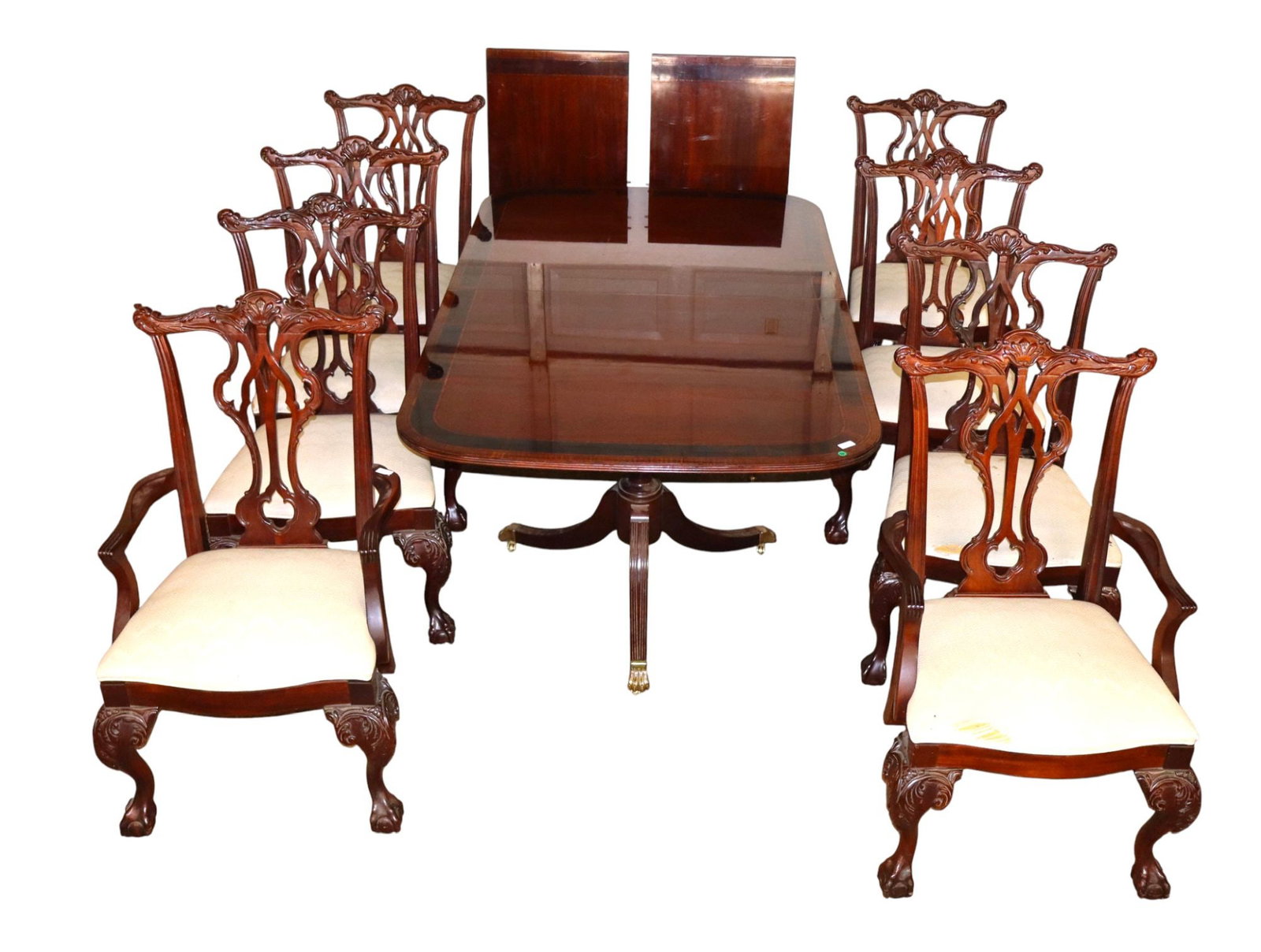 Thomasville 9pc rosewood & mahogany dining set (1 of 13)