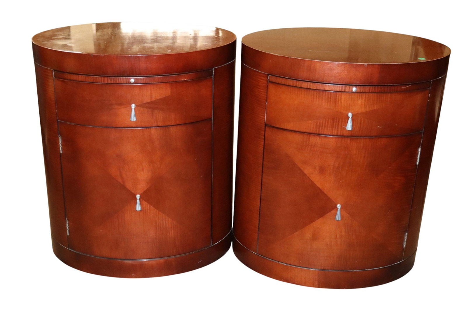 PR Baker Barbara Barry pyramid oval nightstands (1 of 8)