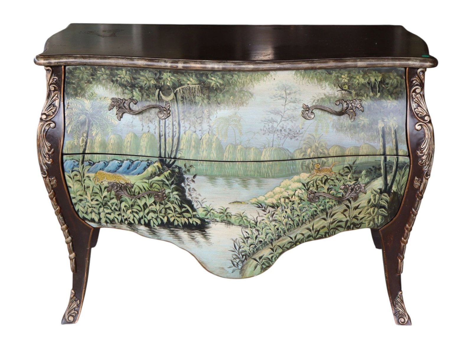 FR style paint jungle decorated decorator chest (1 of 7)