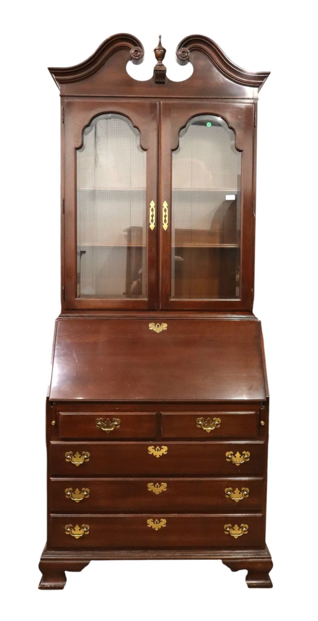Ethan Allen 2pc cherry fitted secretary bookcase (1 of 12)