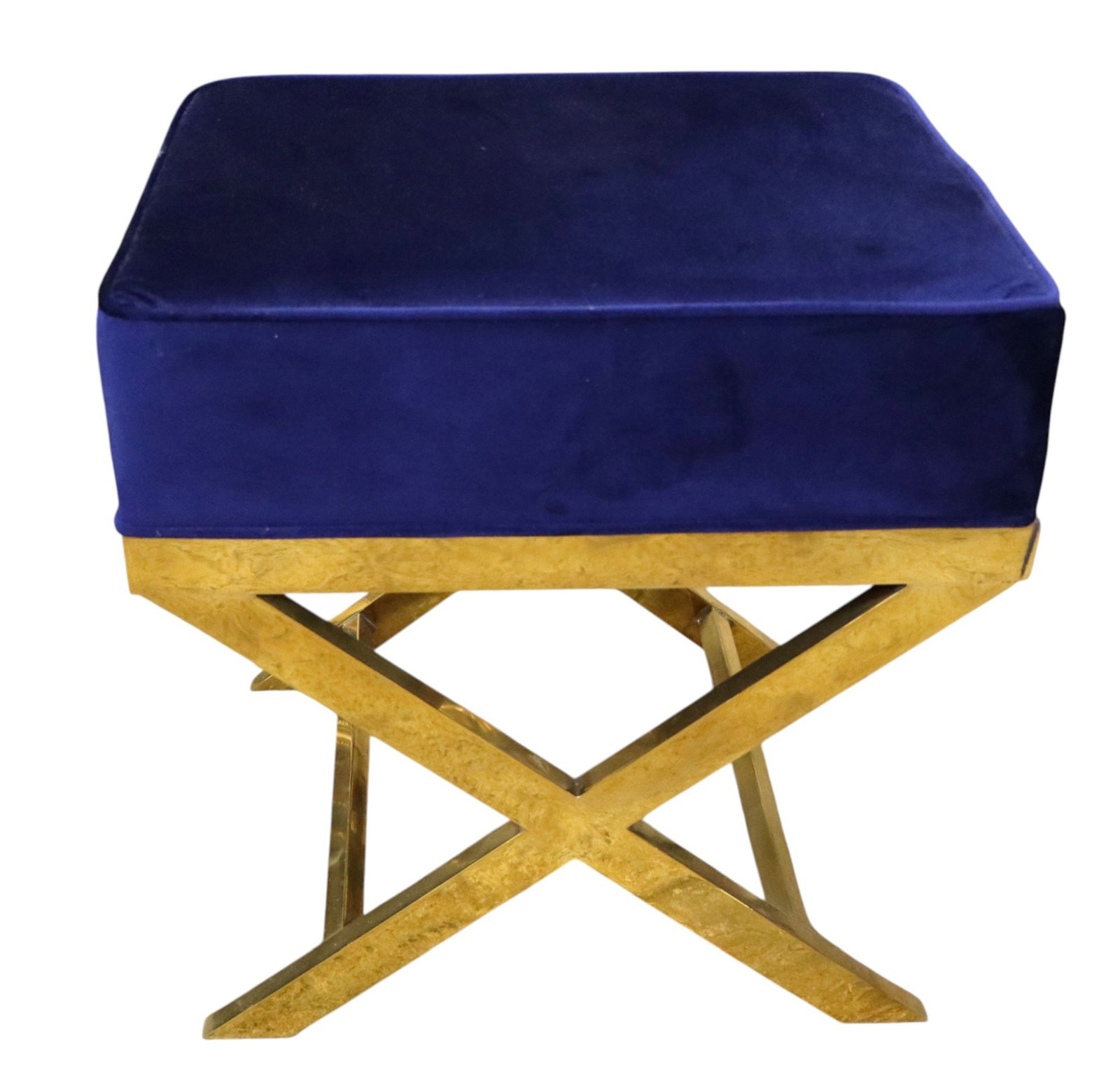 MCM IT brass X-Base stools after Charles Hollis Jones (1 of 5)