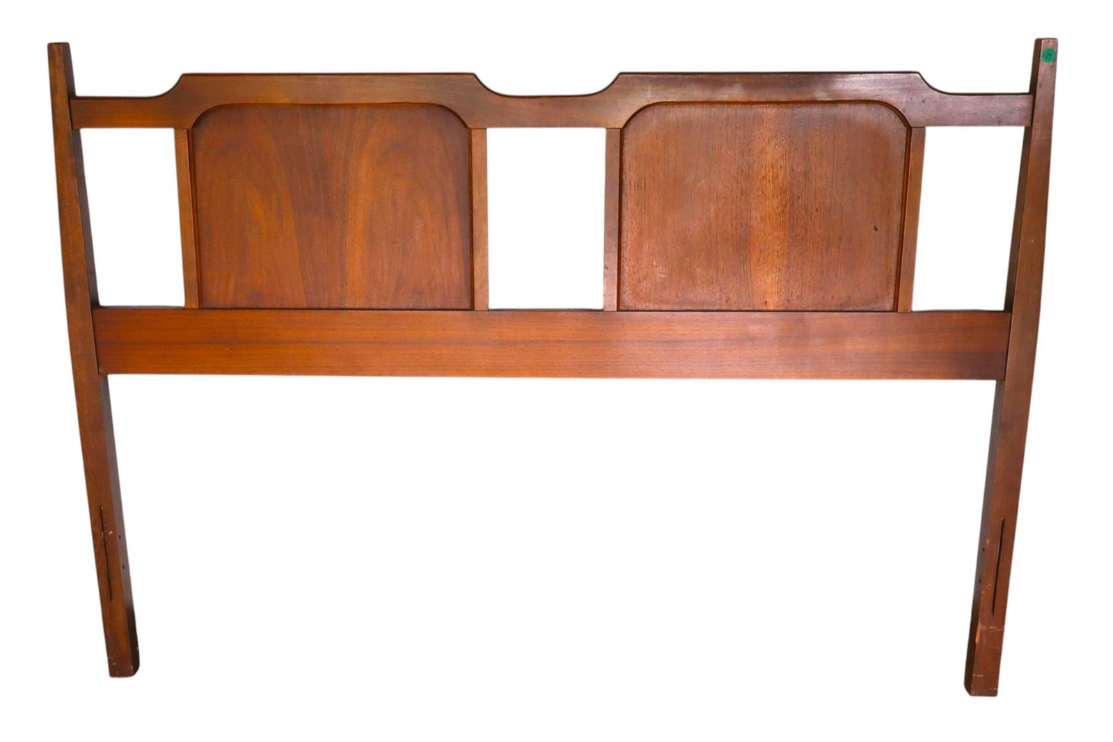 Mid Century Modern walnut full size headboard (1 of 3)