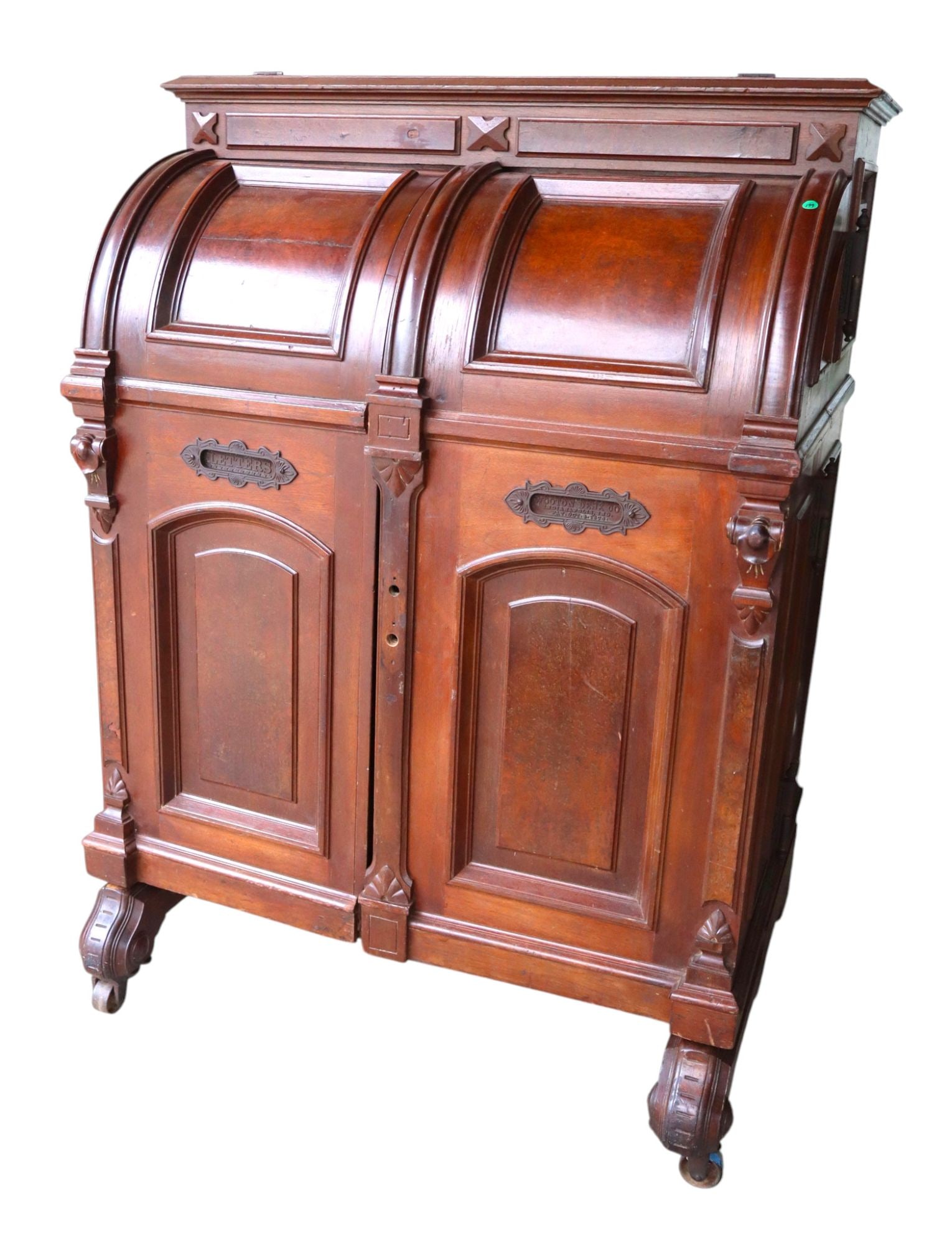 Antique walnut Wooton desk - all original (1 of 15)