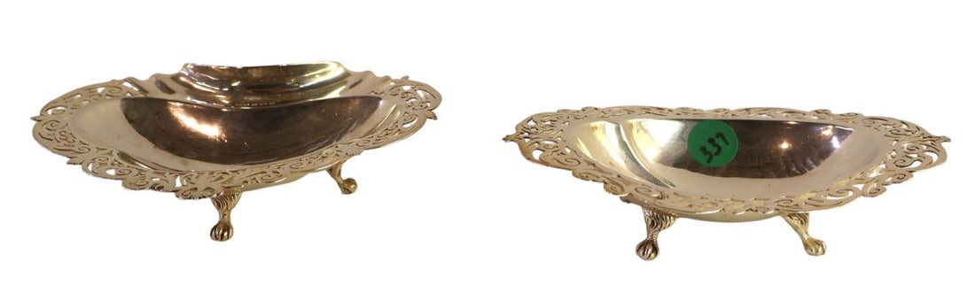 2 sterling silver lace nut bowls (1 of 7)