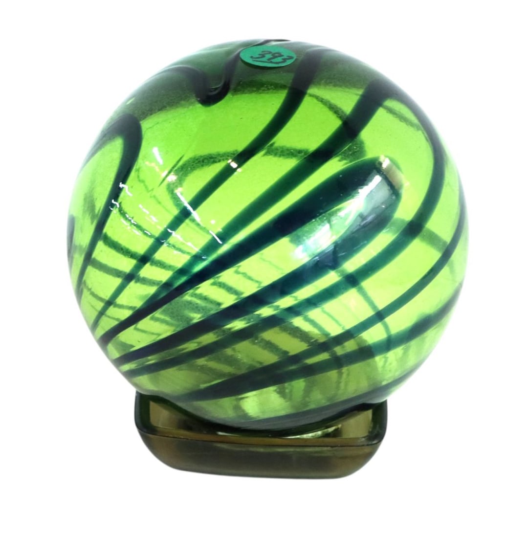Hand blown art glass ball sg Mapotel (1 of 3)