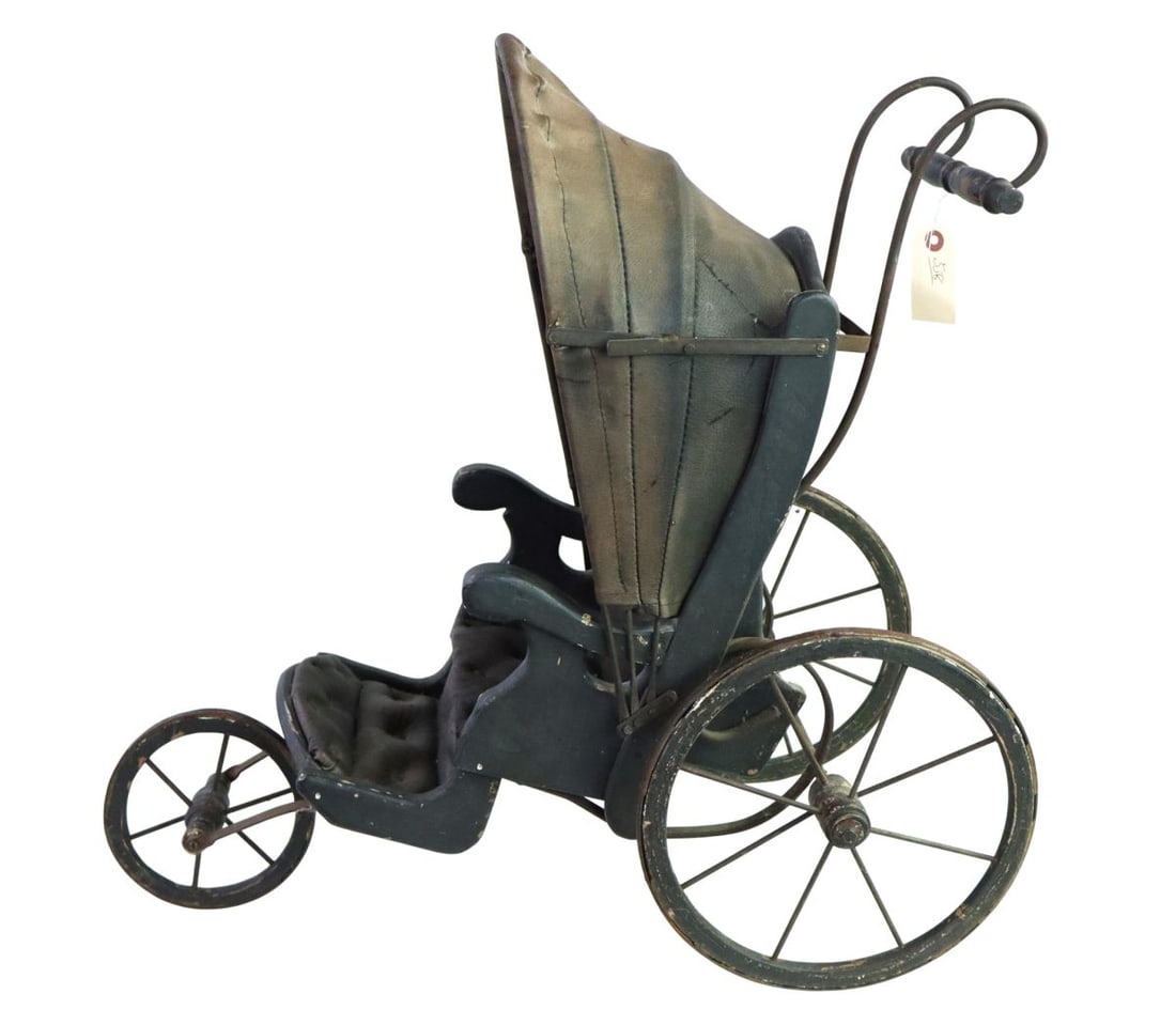 Antique style baby doll stroller (1 of 6)