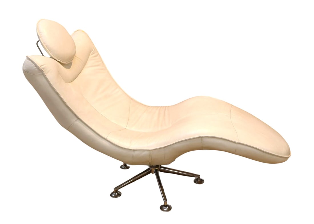 De Sede Ds 151 Jane Worthington leather white lounge (1 of 7)
