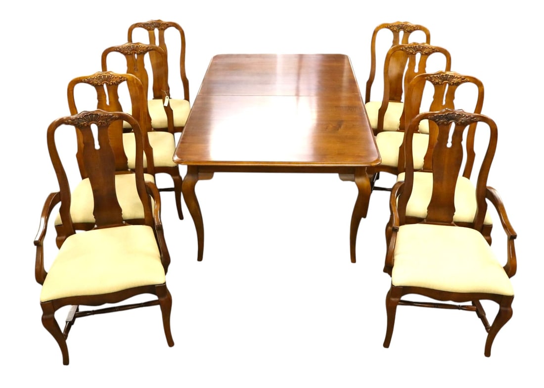 Vtg PA House Villas Coll. 9pc cherry dining set (1 of 20)