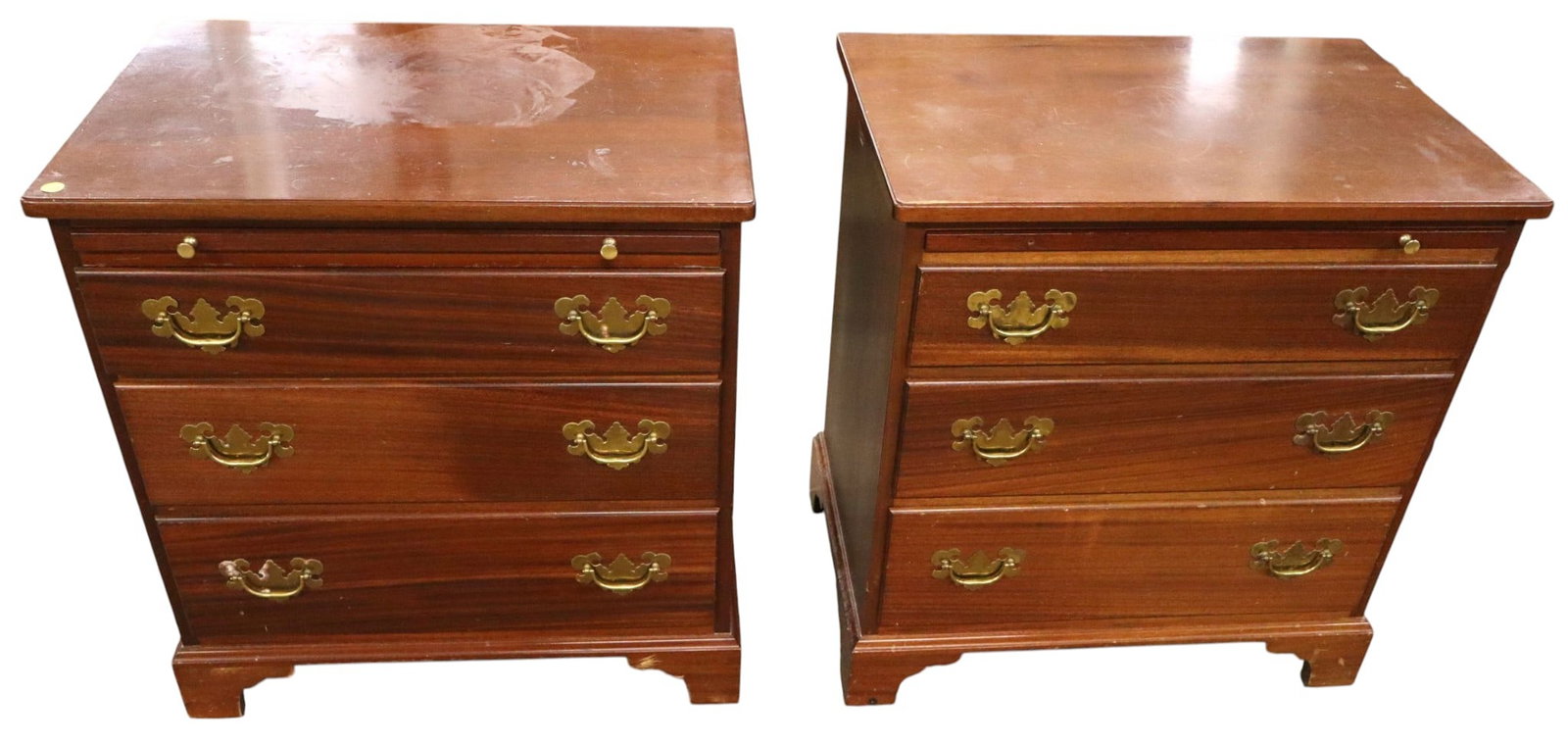 Quality PR crafted 3 drawer chests attrib AF Hackman (1 of 6)