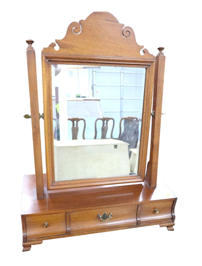 Crafted dresser top shaving mirror attrib AF Hackman (1 of 5)