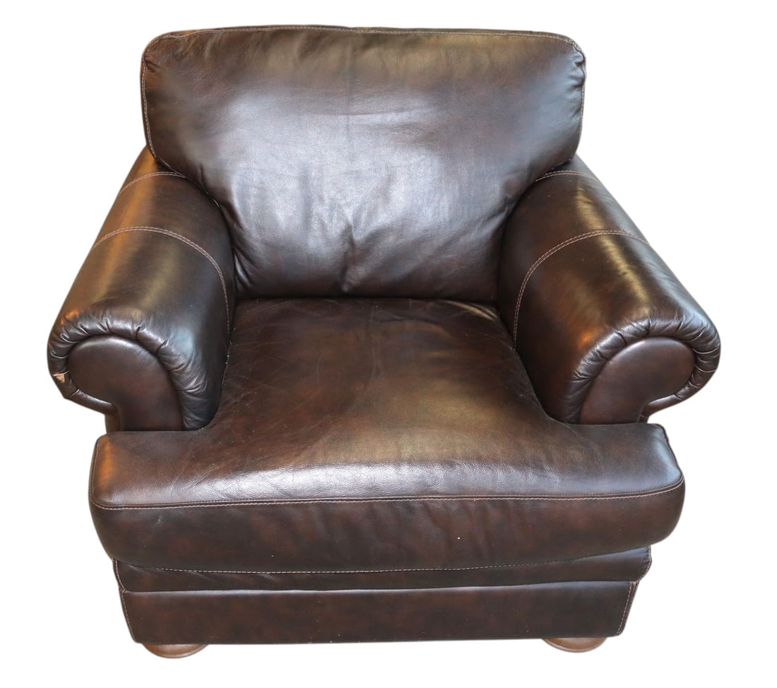 Leather club chair (1 of 5)