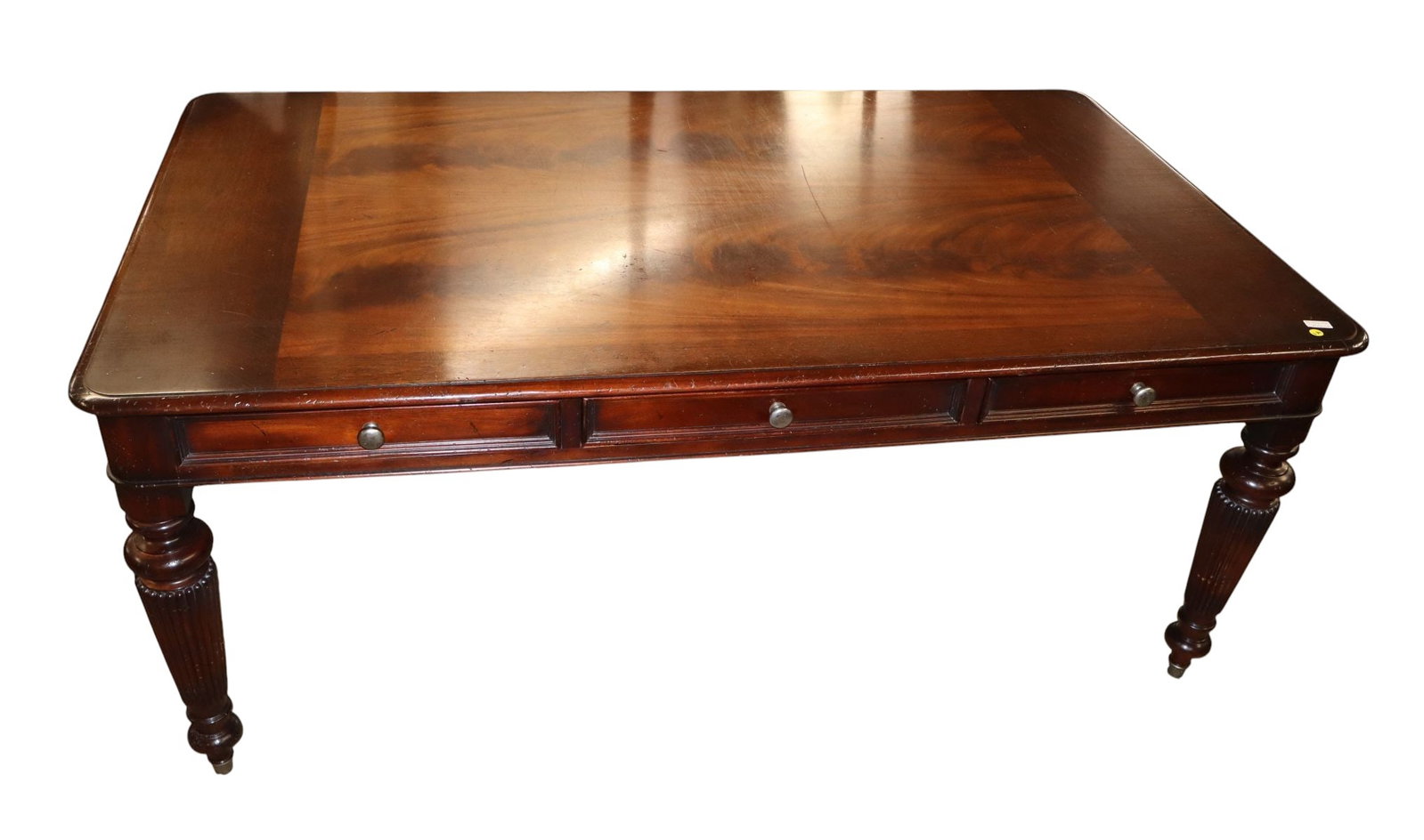 VTG Baker Milling Road burl mahogany executive desk (1 of 8)