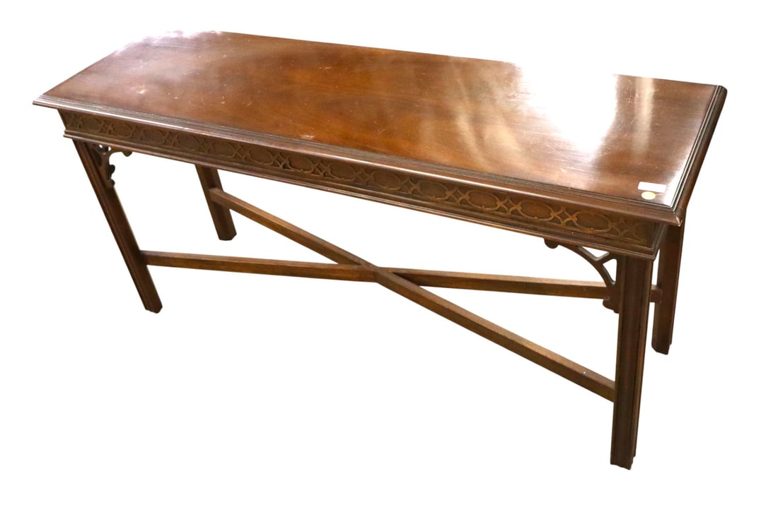 VTG Drexel 18th Century Coll Chipp style sofa table (1 of 6)