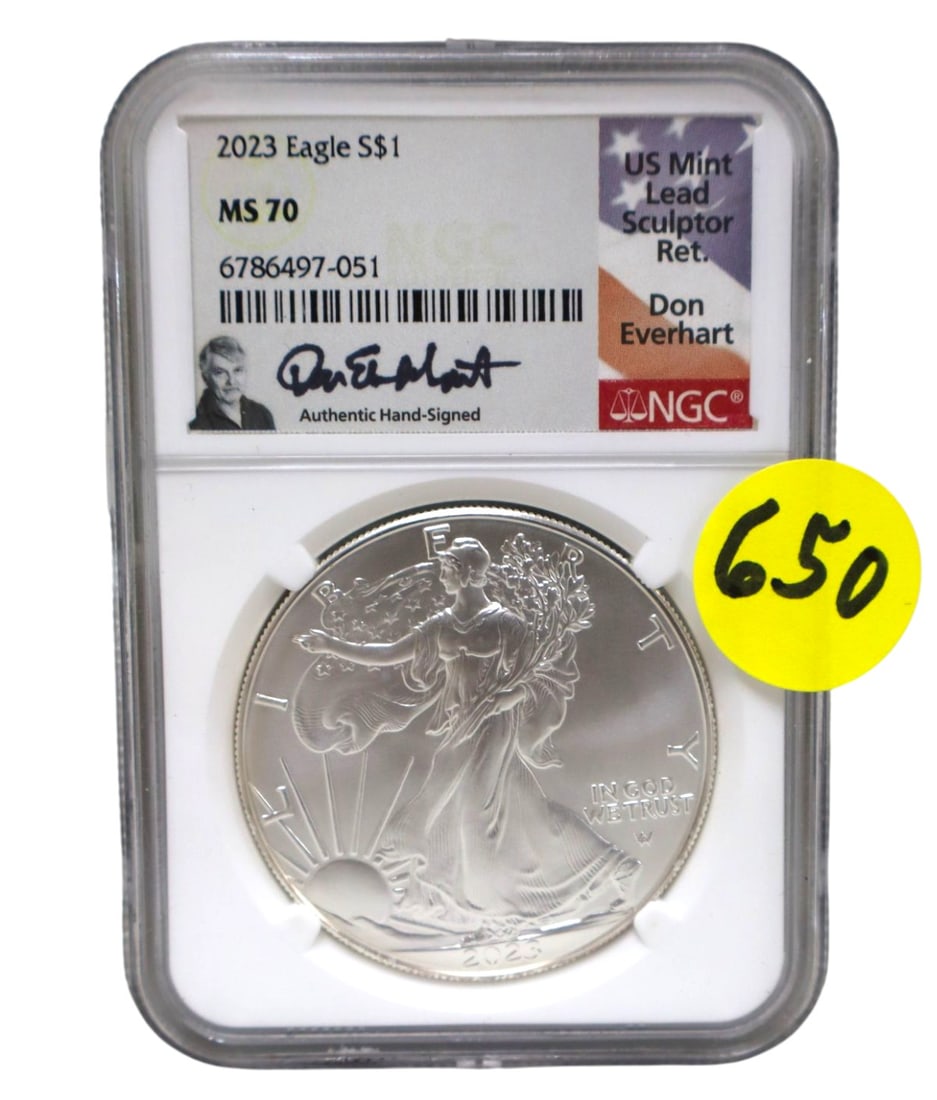 2023 $1 American Silver Eagle MS70 (1 of 2)
