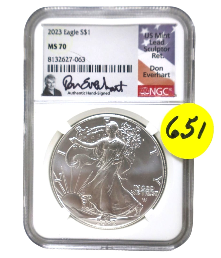 2023 $1 American Silver Eagle MS70 (1 of 2)