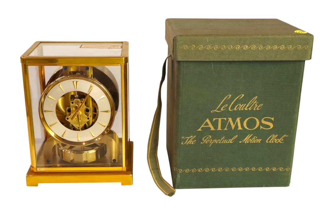 JAEGER-LECOULTRE ATMOS PERPETUAL CLOCK + CASE (1 of 11)