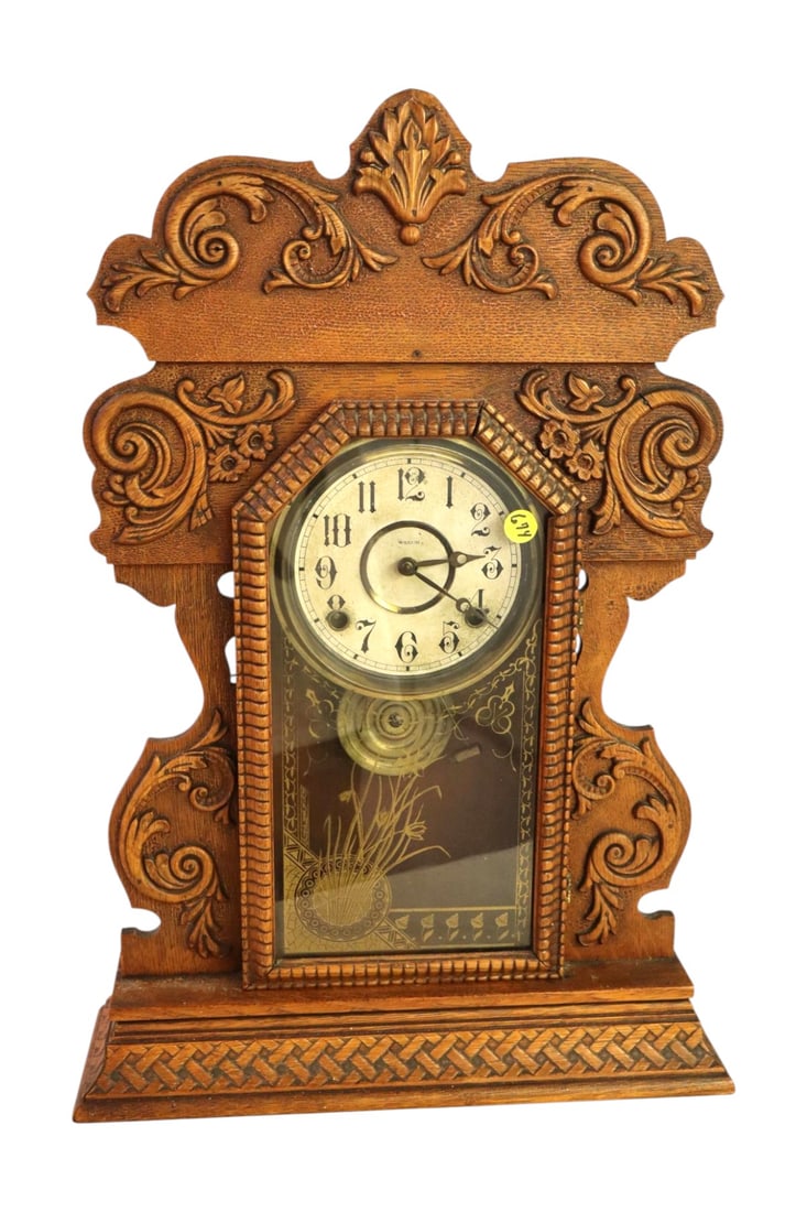 Antique Welch ginger bread kitchen clock (1 of 5)