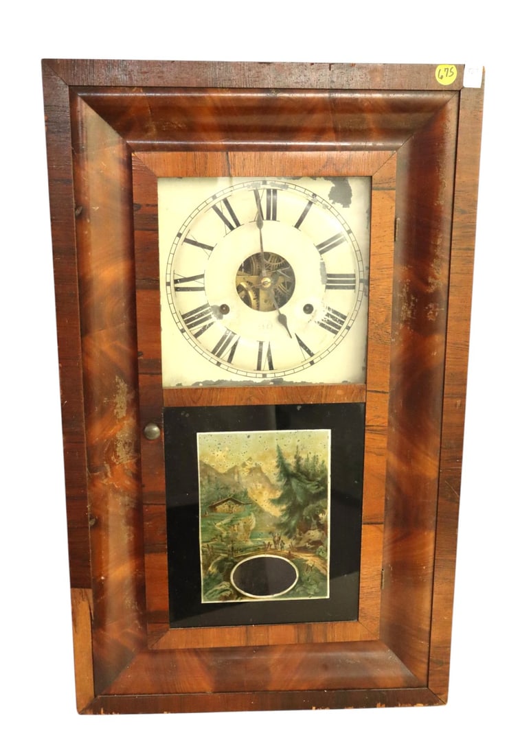Antique Seth Thomas OG reverse painted clock (1 of 5)