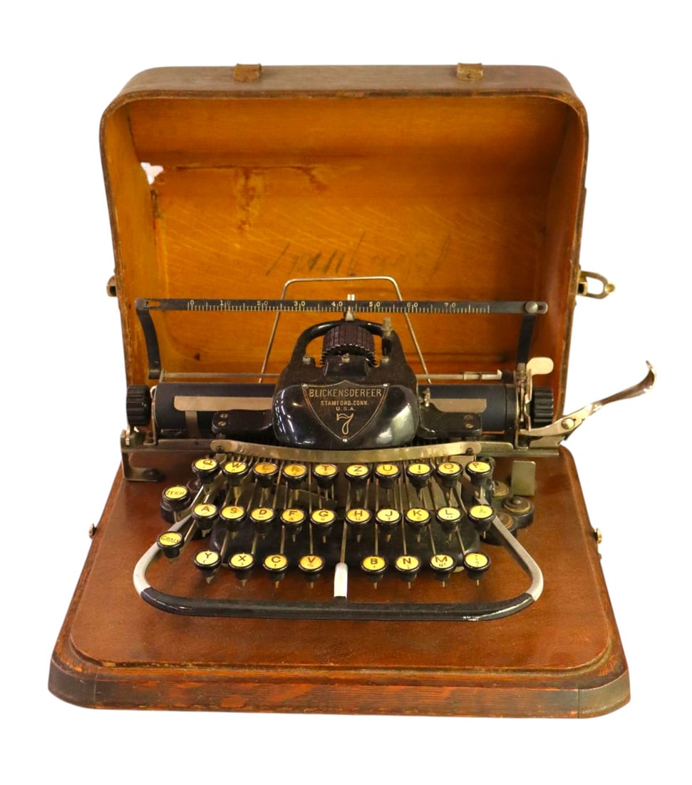 Antique Blickensderfer Stamford CT USA 7 typewriter (1 of 5)