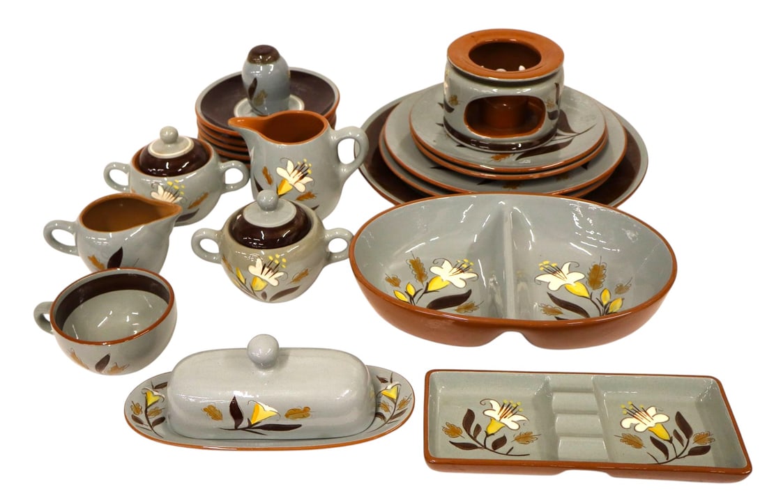 20pcs VTG Stangl Golden Harvest pattern dinnerware: 20 pieces of vintage Stangl Golden Harvest pattern dinnerware