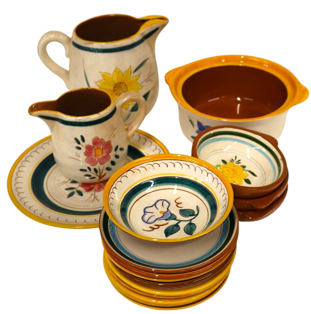 18pcs VTG Stangl Golden Flower pattern dinnerware (1 of 2)