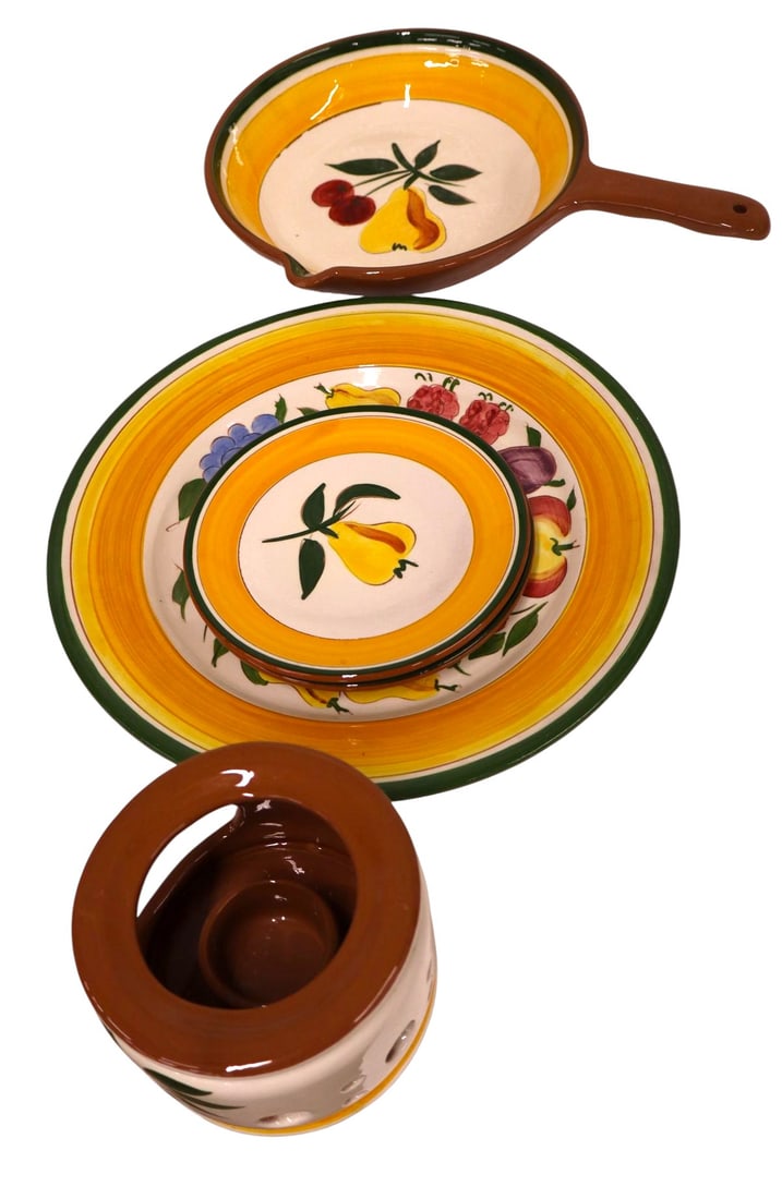 5pcs VTG Stangl Festival pattern dinnerware (1 of 2)