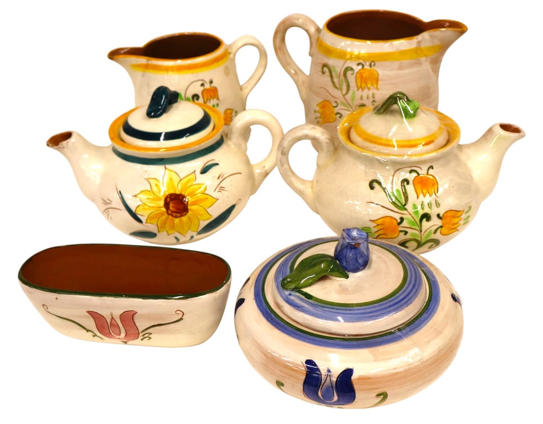 6pcs VTG Stangl Terra Rose pattern dinnerware (1 of 3)