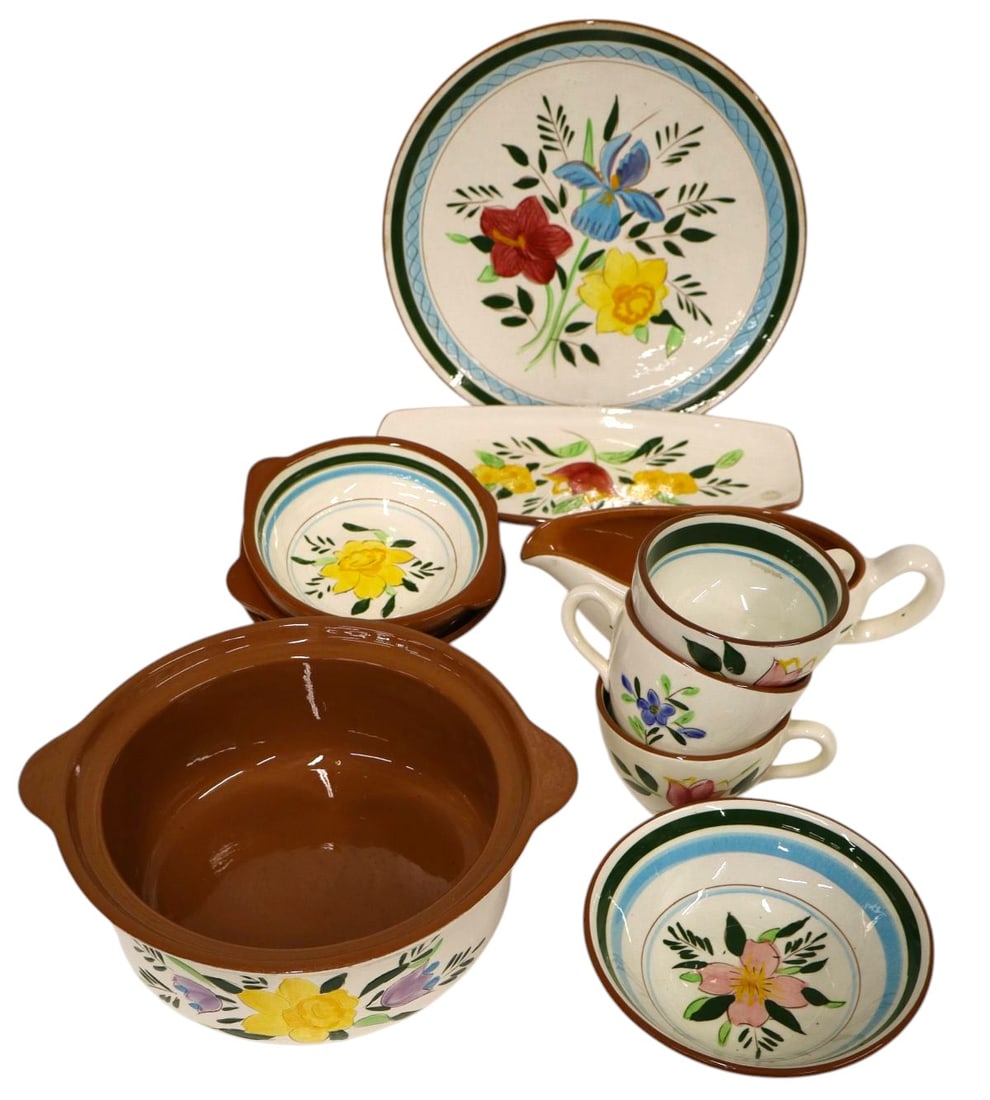 11pcs VTG Stangl Country Garden pattern dinnerware (1 of 2)
