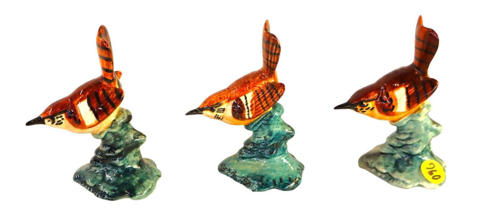3 vintage Stangl 4.5" porcelain birds (1 of 3)