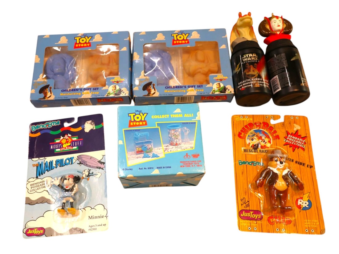 VTG Toy Story soaps, Star Wars lotion & bubble bath & other (1 of 1)