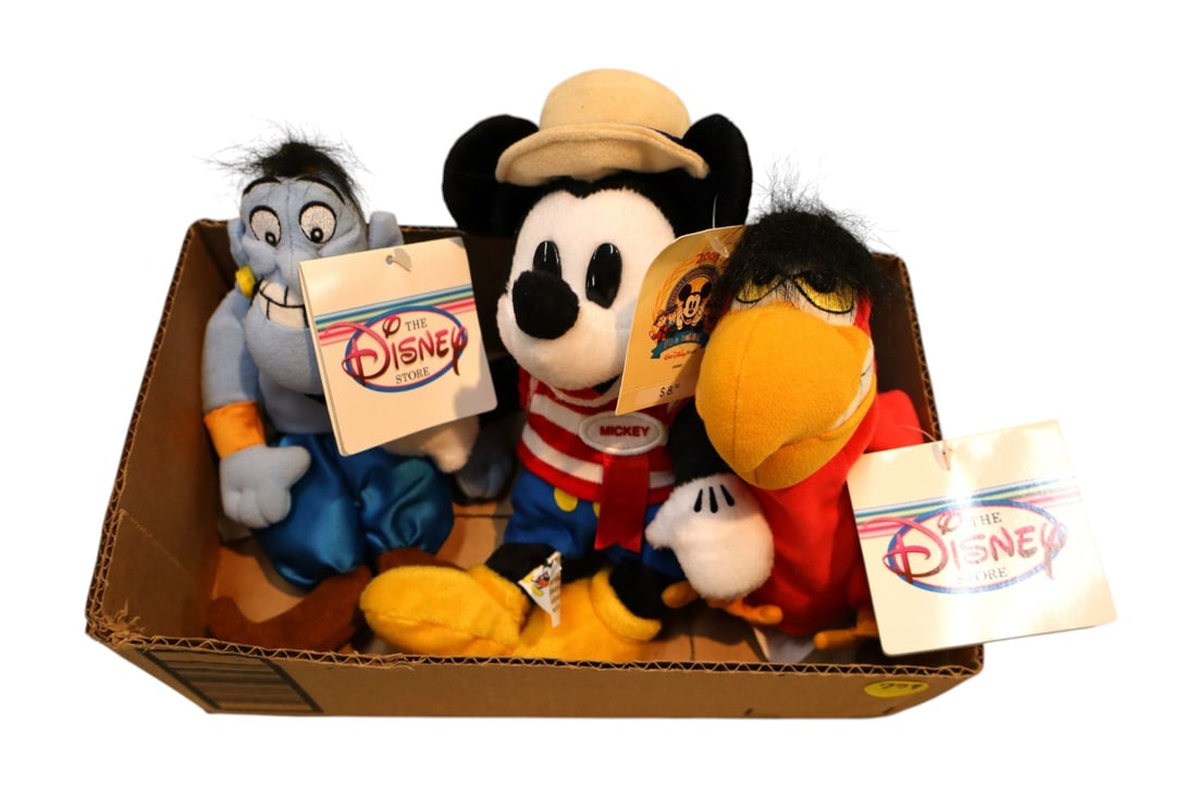 Vintage selection of Walt Disney stuffed animals (1 of 1)