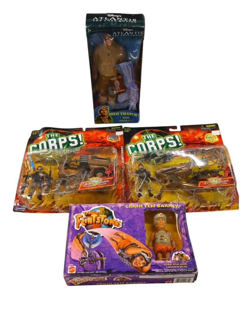 4 VTG action figures in original packaging (1 of 4)