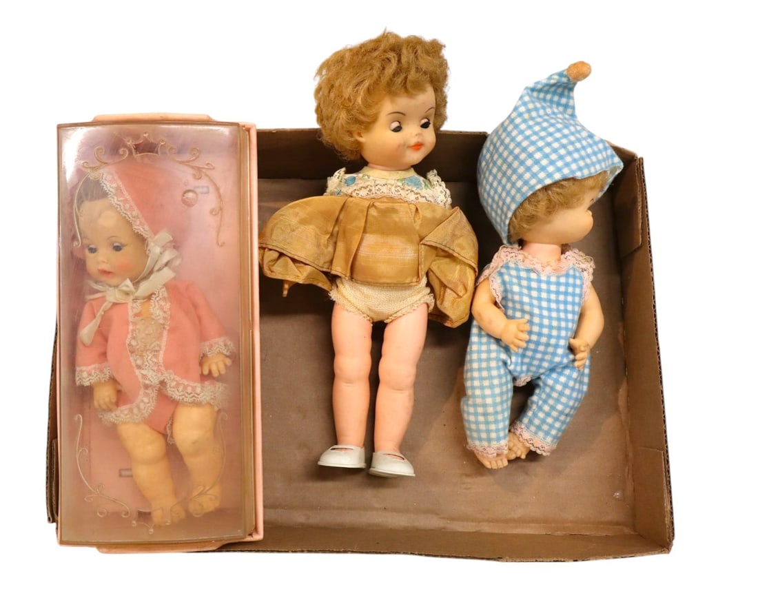 3 vintage dolls including Tearie Dearie by Ideal (1 of 2)