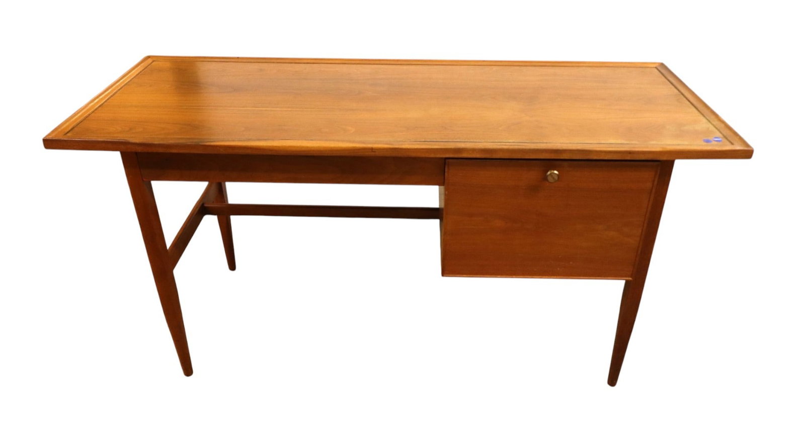 Vintage MCM Drexel Walnut 2-Drawer Desk (1 of 7)