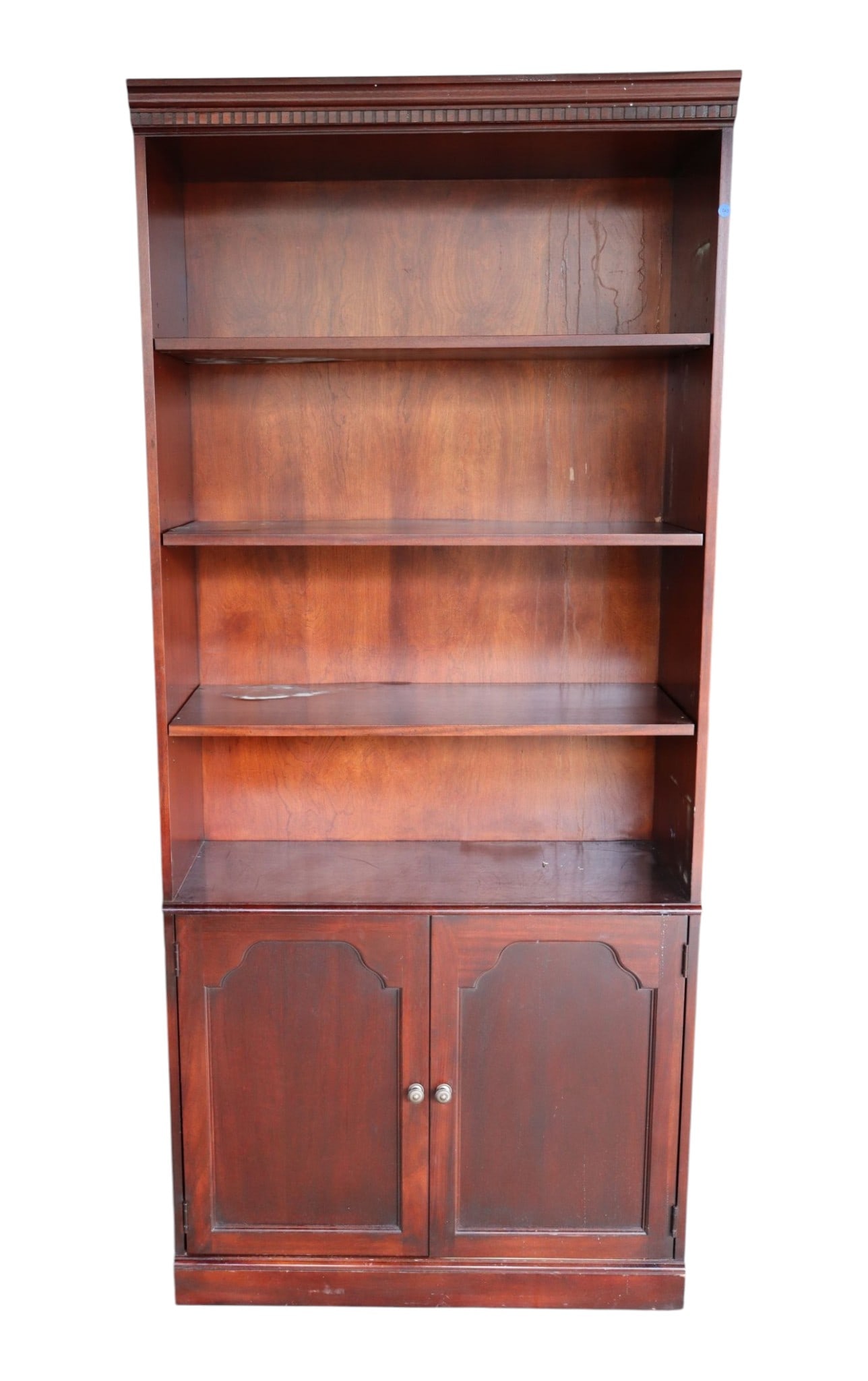 Hekman Mahog Open Front Bookcase Orig Found Cond (1 of 9)