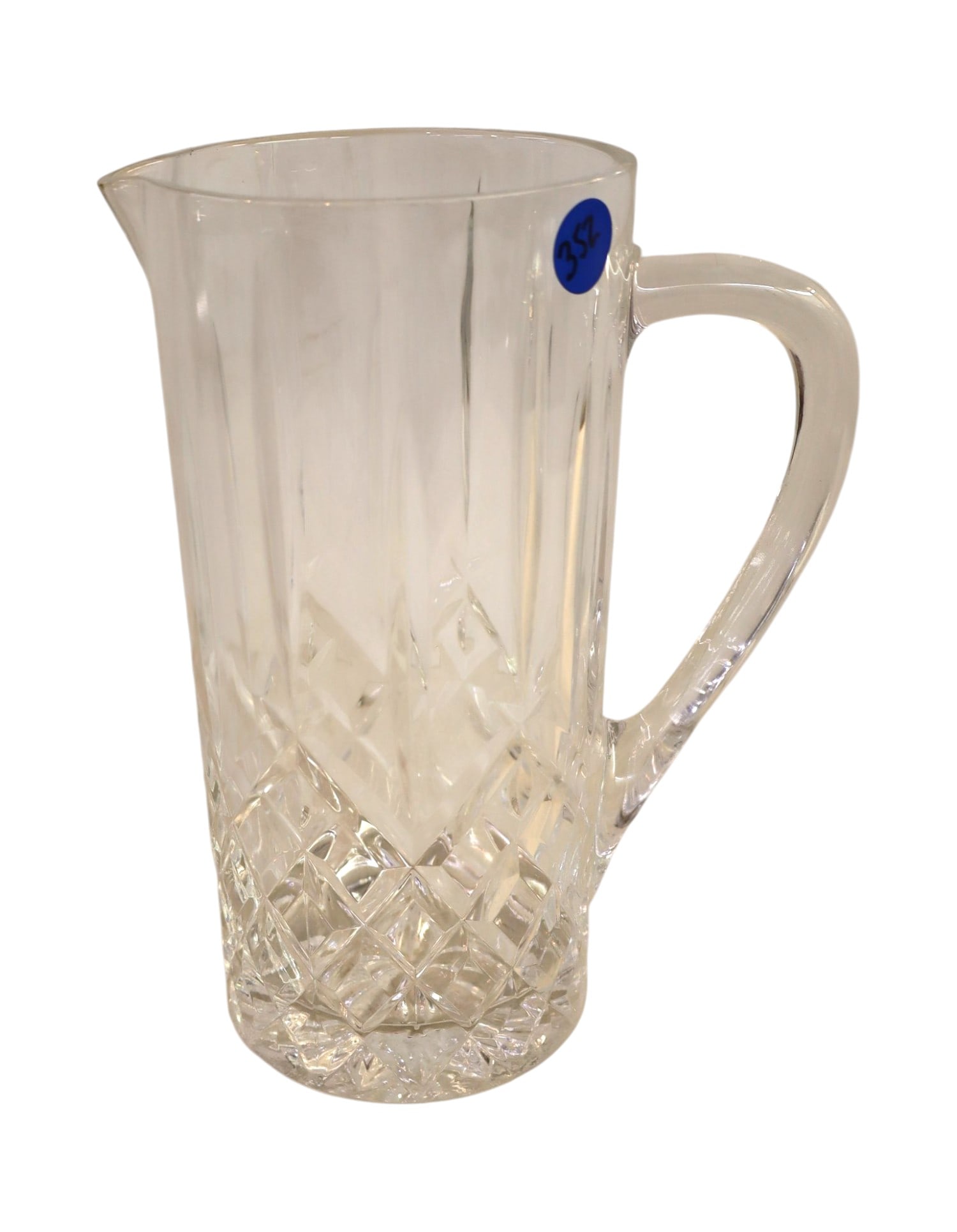 Waterford lead crystal pitcher: Waterford lead crystal pitcher no noticeable issues. 9"h x 7"x 4.25"d