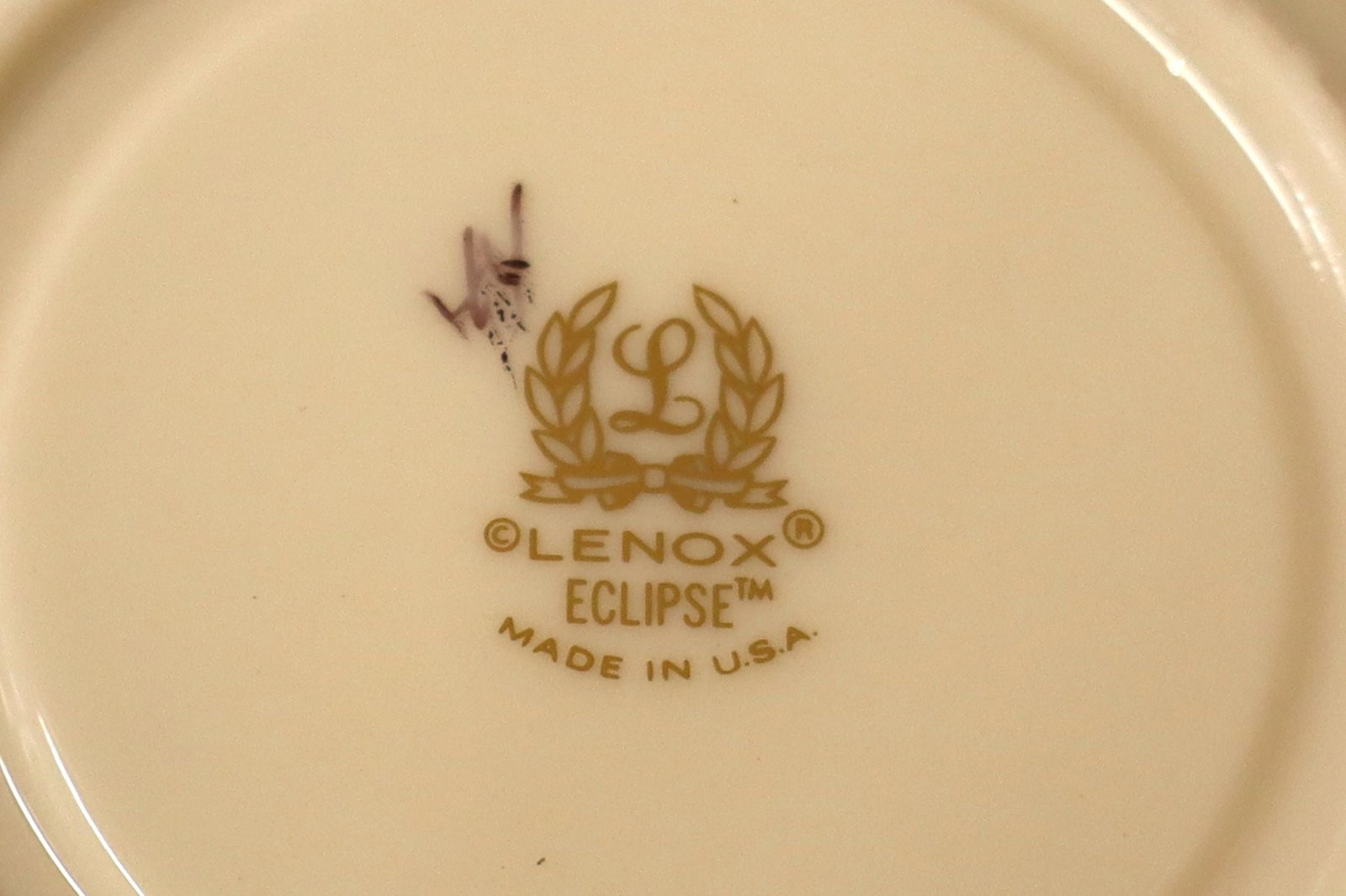 38 pcs Lenox dinnerware Eclipse pattern serv. 8 - 3