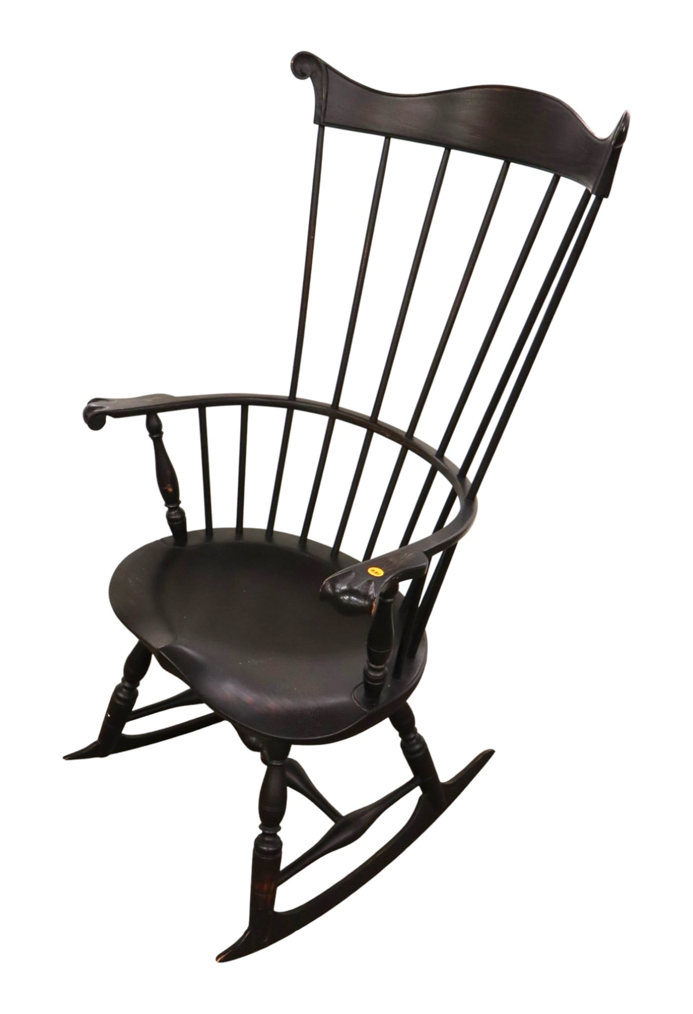 DR Dimes Windsor comb back rocker, original finish (1 of 6)