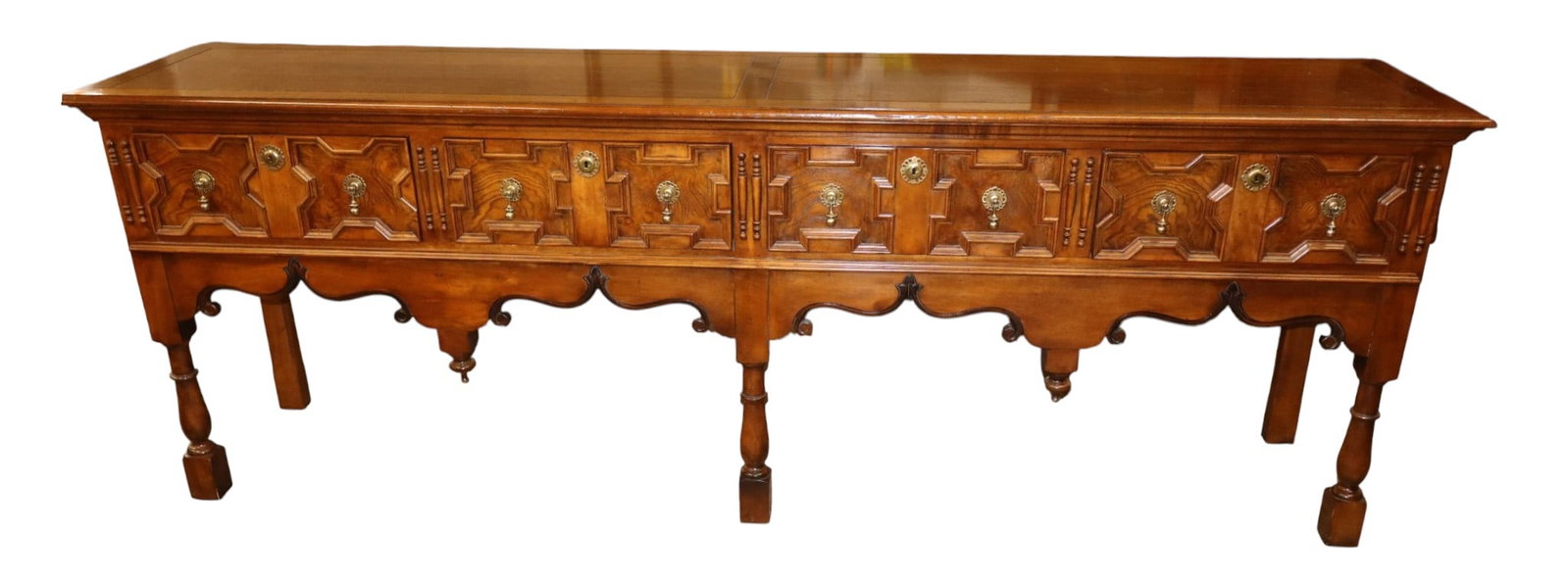 Baker William & Mary 4-Door Mixed Wood Buffet (1 of 6)