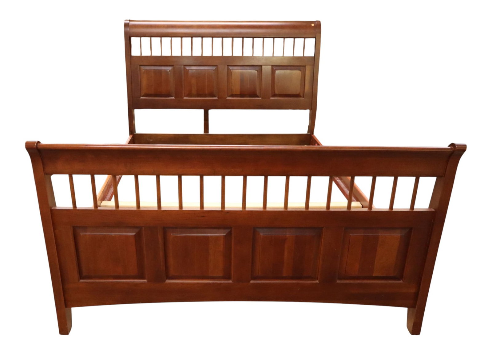 Country Cherry Queen Panel Bed Footprint 50.5"h (1 of 5)