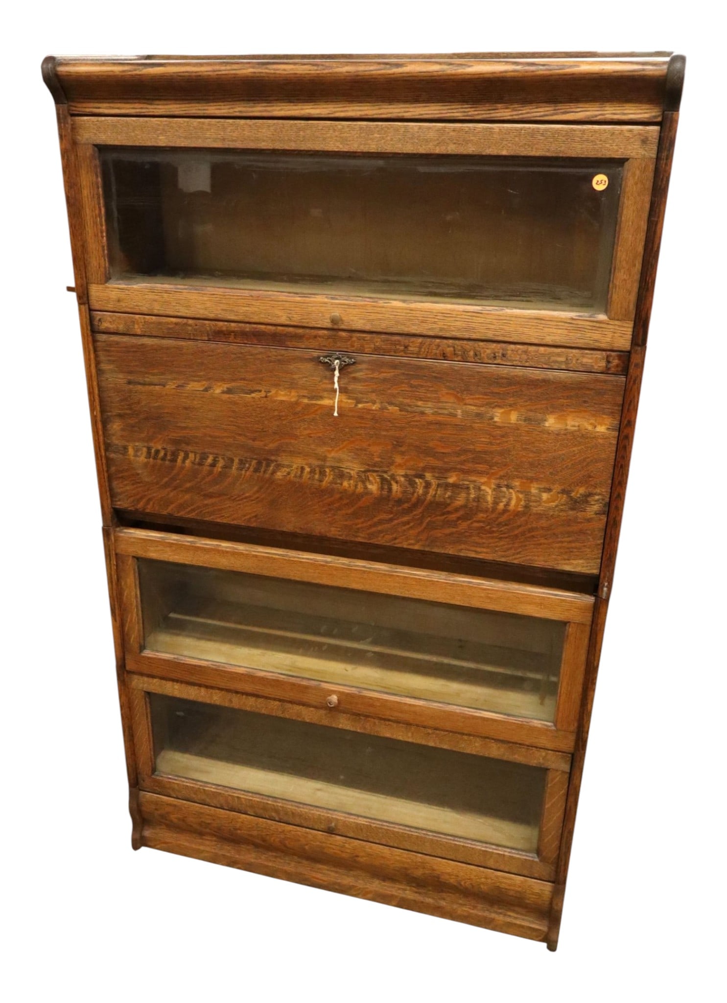Antique Quartersawn Oak 4-Stack Desk Bookcase (1 of 8)