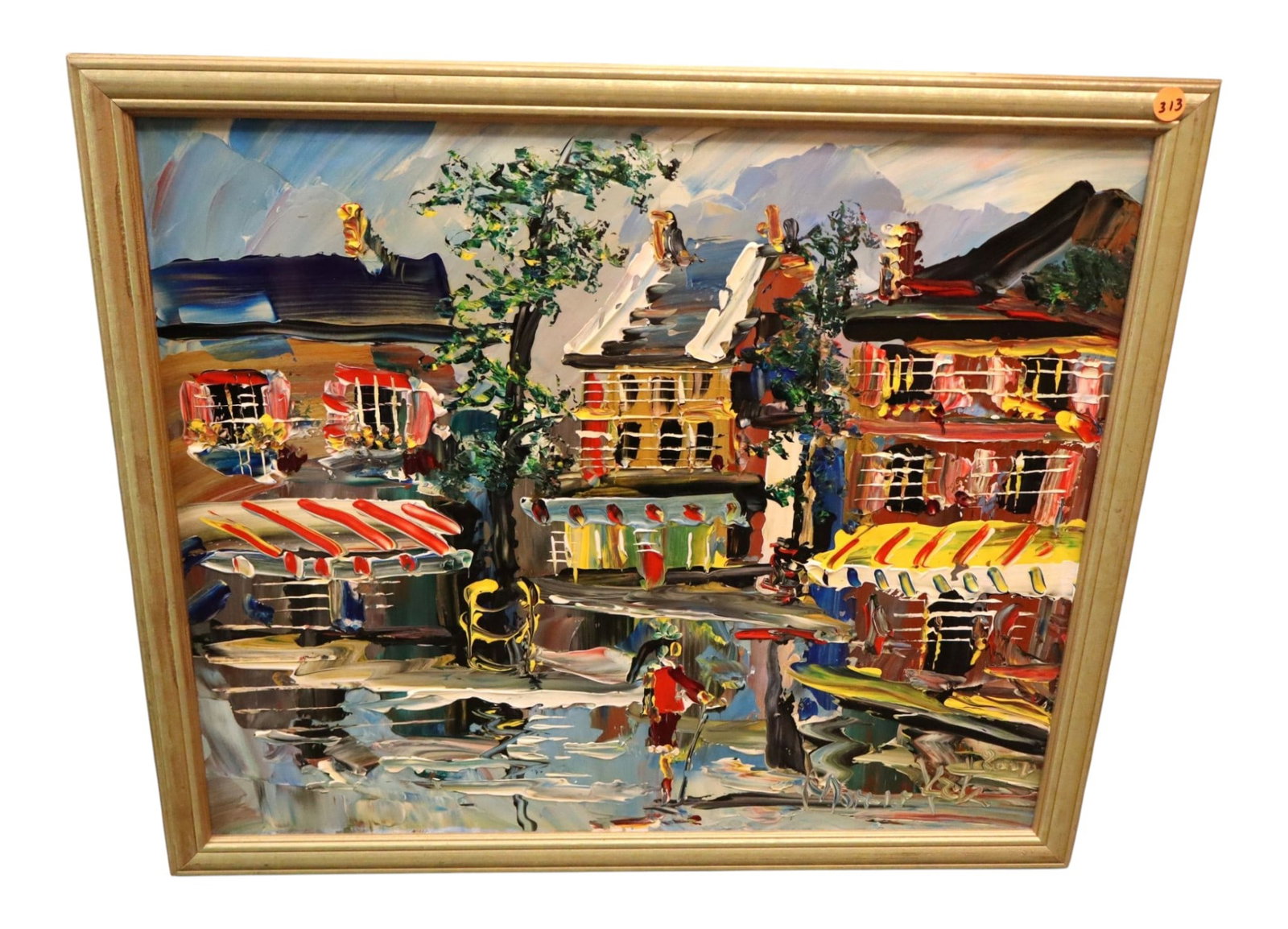Morris Katz Original Oil Painting Paris Street Art (1 of 5)