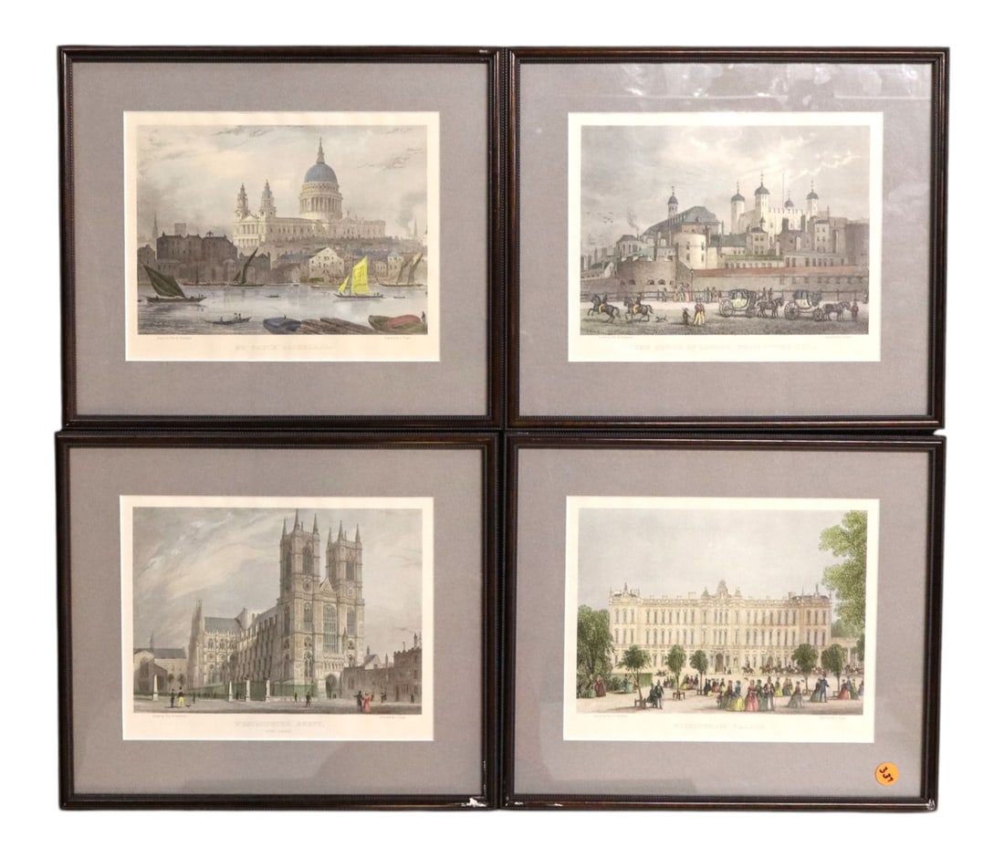 4 Thomas Shepherd London prints Framed (1 of 6)