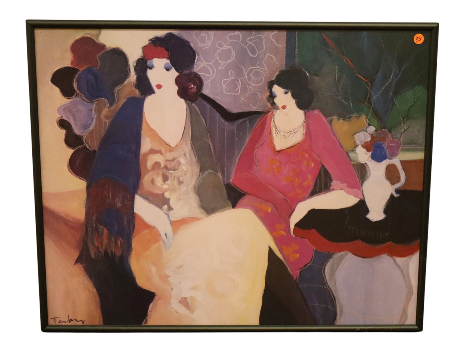 Itzchak Tarkay Seated Ladies Framed Art Print (1 of 7)