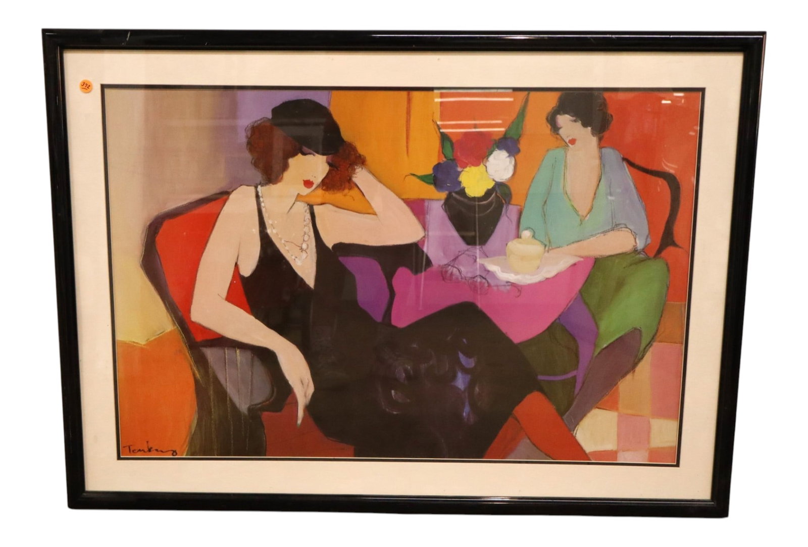 Itzchak Tarkay Afternoon Tea Framed Art Print (1 of 4)