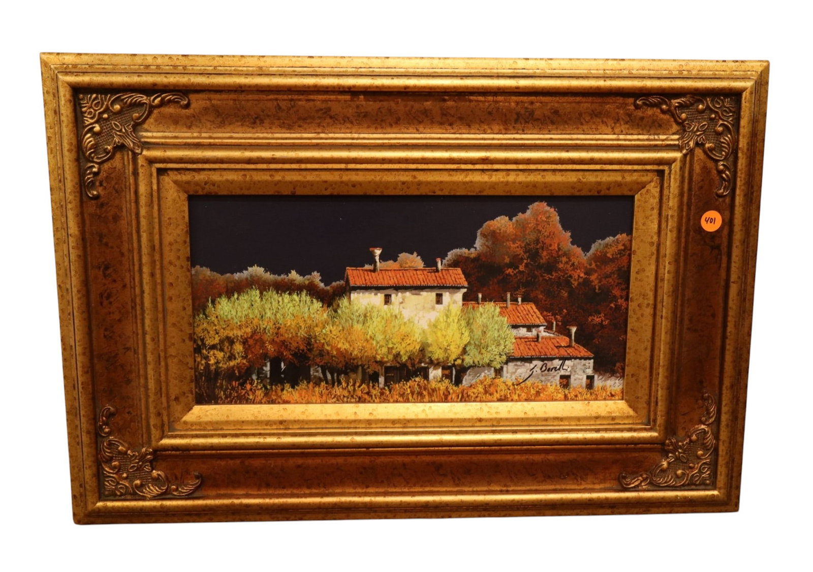 Guido Borelli Notte In Campagna Signed Giclee Frame (1 of 4)