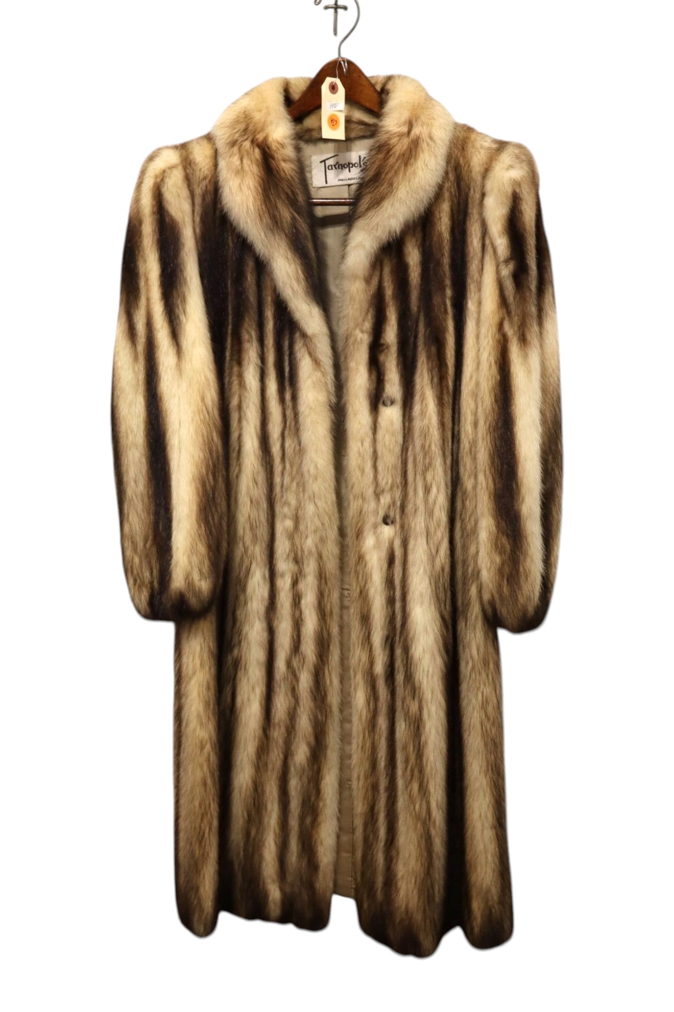 Vintage Tarnopol Philadelphia Natural Fitch Fur Coat (1 of 6)