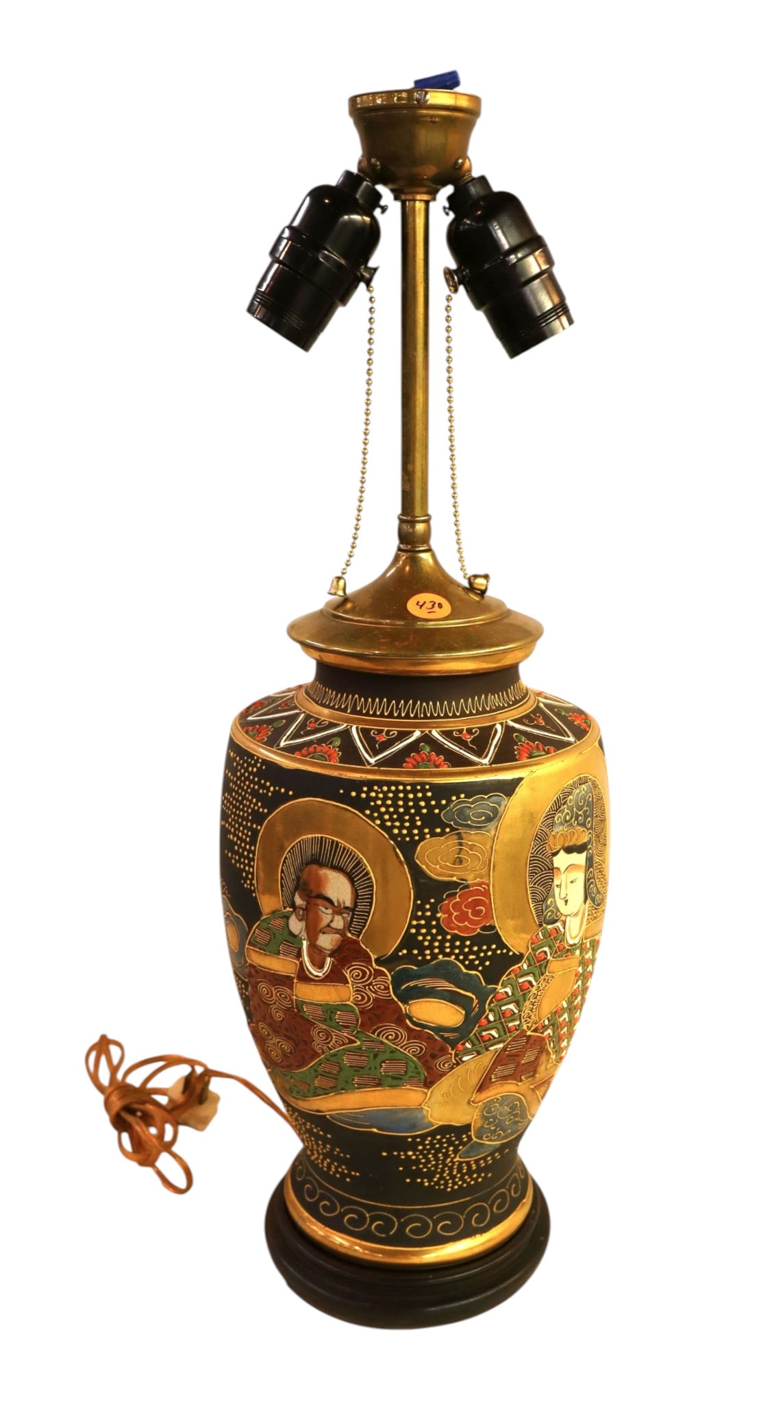 Vintage Satsuma table lamp (1 of 5)
